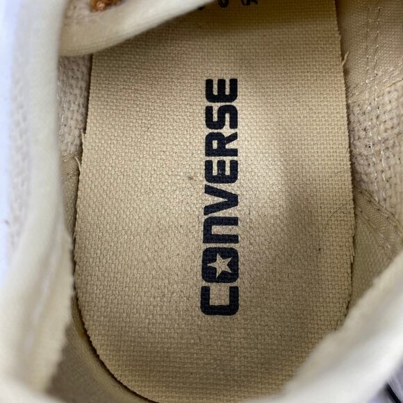 Converse Cream Woven Low Top Sneakers | Size 8 - Picture 8 of 8